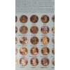 Image 6 : Collection Of (50) Lincoln Memorial Cents With US States Engraved In Educational Display - FV:$ 0.50