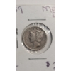 Image 2 : United States 1939, 1940, 1942 90% Silver Mercury Dimes - Face Value: $0.30