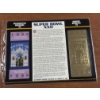 Image 1 : Authentic 1988 Super Bowl XXII NFL Football Ticket & 24K Gold Plated Ticket - Mint Condition