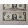 Image 3 : Two Consecutive Serial Number United States One Dollar Bills in Uncirculated Condition