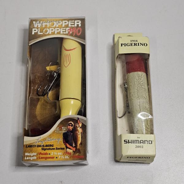 NEW IN BOX!!! River2Sea Whopper Plopper 190 And Shimano 2002 1916 Pigerino