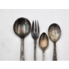 Image 2 : Lot of Assorted Silverplated Spoons and Fork - Total Weight: 75.3g
