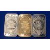 Image 2 : (3) 1 ADVP oz .999 Fine Copper Bars With Assorted Motifs