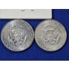 Image 10 : Lot of 5 Kennedy 40% Silver Half Dollars; 1968-D, 1967, 1698-D, 1968-D, 1967 FV: $2.50