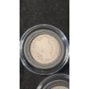 Image 4 : Assorted Years/Mint Marks Barber 90% Silver Half Dollars In Coin Capsules - Face Value: $2.00