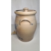 Image 2 : Vintage Row Pottery Works 25 Years Commemorative Glazed Stoneware Beverage Cooler/Dispenser With Lid