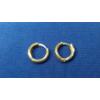 Image 4 : 14K Gold Hoop Earrings - Weight: 2.1g