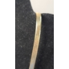Image 2 : 14K Gold 26" Herringbone Necklace - Weight: 12.0g