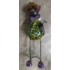 Image 1 : Brand New! Cute Tin 25'' Lighted Battery Operated Black Halloween Decor -No Shipping Available 
