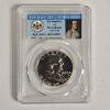 Image 1 : 1963 Philadelphia Mint Franklin 90% Silver Half Dollar Graded PCGS PR66