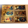 Image 1 : 6 Pc Set Pure 24k .999 Gold Foil "LEGEND OF ZELDA"  Nippon Ginko Bank Notes - Each In Mint Condition