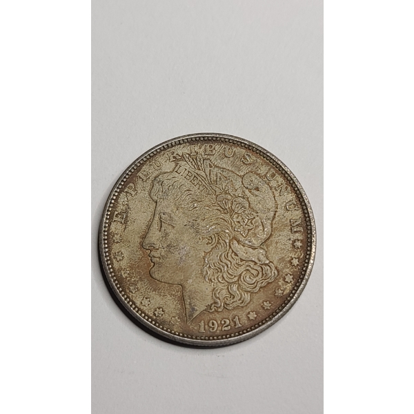 1921-D Morgan 90% Silver Dollar - Final Year Of Production & Only Year Produced By Denver Mint