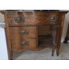 Image 1 : *Pick Up At Mantua Home-No Shipping Available* Remarkable Vintage Tiger Oak 20Dx34Wx29H Wash Stand I