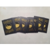 Image 5 : Lot of 25 Limited Edition Black & Gold Foiled Pokemon Fan Art Cards 
