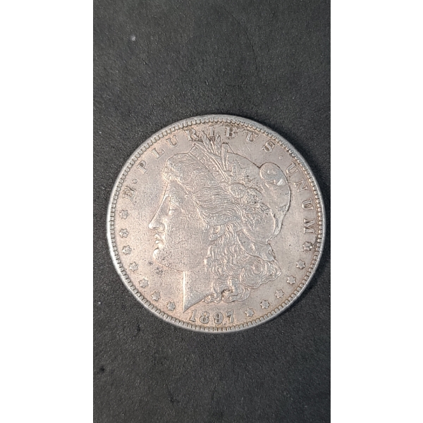 1897-P 90% Silver Morgan Dollar
