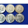 Image 3 : x5 Assorted Years Kennedy Half Dollars 40% Silver Face Value $3.00