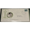Image 2 : Lot of 2 1975 St. Patrick's Day Commemorative Medal and Cachet .999 Silver