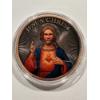 Image 1 : Jesus Christ Son of God Challenge Coin - Jesus Saves - Beautiful Coin In Protective Holder - Mint