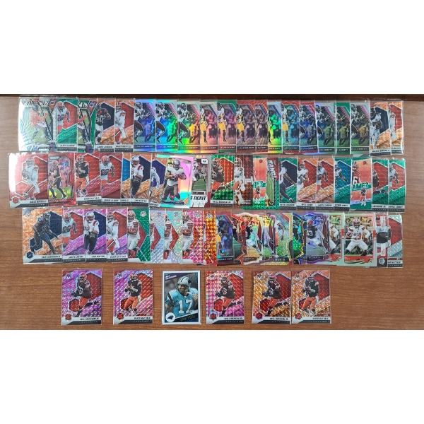 Lot of Over 60 Assorted Football Trading Cards All Near Mint Ft. Mayfield, Garrett & More! 