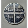 Image 2 : 1 oz .999 Fine Silver 1/4 Quarter Stagecoach Silver Round