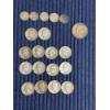 Image 1 : 90% Silver Assorted Quarters, dimes, & one Half Dollar - FV $4.50