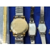 Image 8 : Lot of Assorted Fashion Watches & Gurdian Angel Coins- Including 24KT Gold Electroplate Band