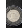 Image 5 : 1962 & 1963 90% Silver Franklin Half Dollars In Coin Capsules - Face Value: $1.00