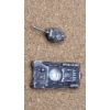 Image 2 : Hand Crafted 1:200 Scale 999 Pure Silver WWII T-34 Vehicle By Investment Caster -Weight: 24.2g
