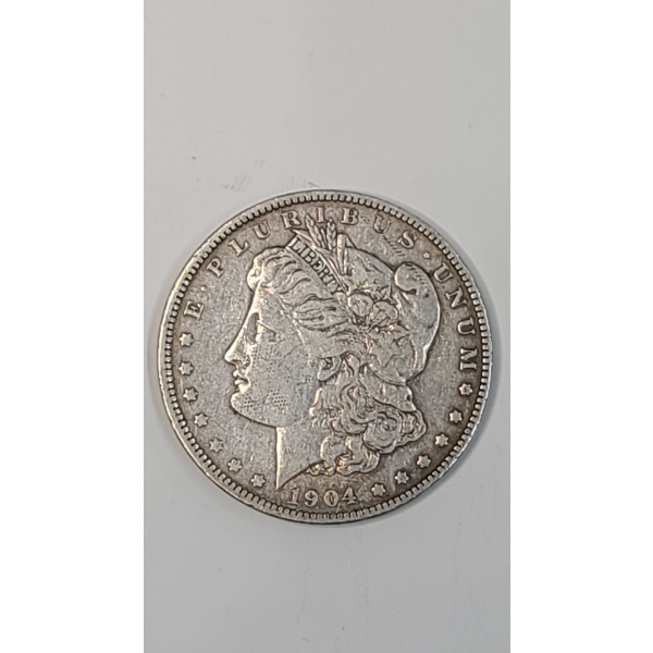 1904-O 90% Silver Morgan Dollar 