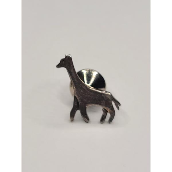 Sterling Silver Giraffe Pin - Weight: 1.8g