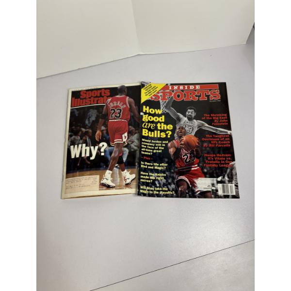 2 Michael Jordan Magazines - Sports Illustrated - Inside Sports 