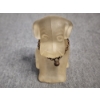 Image 2 : Rare Degenhart Smoke Glass Pooch - Collectible Glass Dog