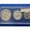 Image 4 : Assorted 90 Percent Silver United States Coin Set In protective Holder - Mint Condition 