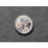 Image 1 : The Cubs 2016 Tuvalu 50 Cents 1/2 Oz .999 Silver Round - Snow Leopard Cubs