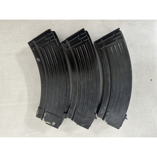 Three Metal 30 Round Magazines 7.62x39
