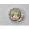 Image 2 : Gorgeous 2002 Hologram Silver American Eagle - 1oz Fine Silver w/ COA in Protective Capsule
