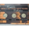 Image 8 : Three Asstd. Dimes Displays Including Mercury Dime Mint Mark Sets & Newer Roosevelt Dime Proof-Likes