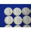 Image 2 : Lot of 21 Assorted Years Franklin Silver Half Dollars FV: $10.50