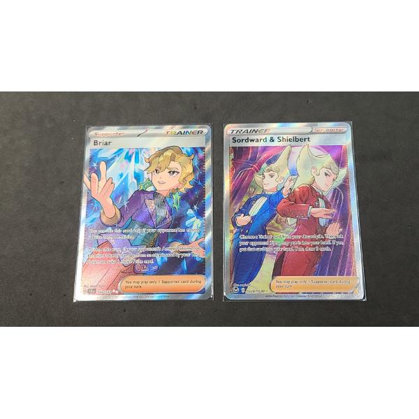 Briar Trainer 163/142 Ultra Rare & 2022 Sordward/Shielbert Trainer TG28/TG30 Ultra Rare Holo Pokemon
