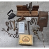 Image 1 : Vintage Collectables Including Wrenches, Clothes Iron, Veggie Slicing Board & More