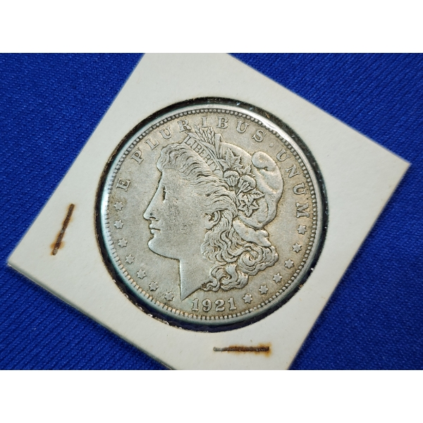 1921-D Silver Morgan Dollar - 90% Silver U.S. Dollar