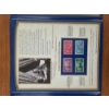 Image 3 : Franklin D. Roosevelt Memorial Commemorative PCS Stamps & Coins Ft. Silver Dollar & Dime!