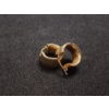 Image 1 : 14K Gold Small Hoop Earrings Total Weight: 1.4g