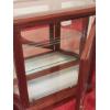 Image 2 : 36 x 14 Floor Standing Curio Cabinet Mahogany & Beveled Glass As Shown - Nice Condition - See Pics