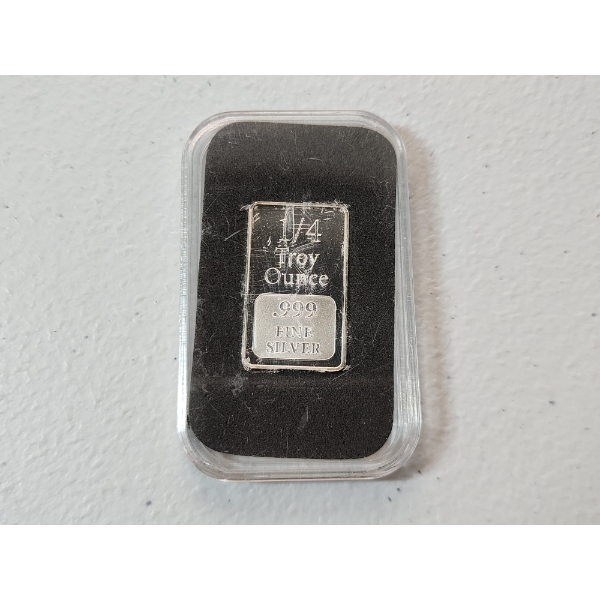 USCC 1/4th Troy Ounce .999 Fine Silver Bar 