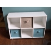 Image 1 : Louisville Home Pickup - Storage Cube Center With Fabric Cubes - Nice Set In Ex Condition