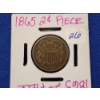 Image 2 : United States 1865 Two-Cent Piece in Excellent Condition