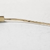 Image 2 : Gorgeous 14K Gold Engraved Bangle Bracelet Total Weight: 3.7g