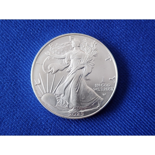 Rare 2025 Silver American Eagle - EAGLE PRIVY MARK - 1 oz .999 Fine Silver Coin