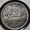 Image 1 : STUNNING EXAMPLE:  1948 Canada Silver Dollar  In Extremely High MS Grade (Est)